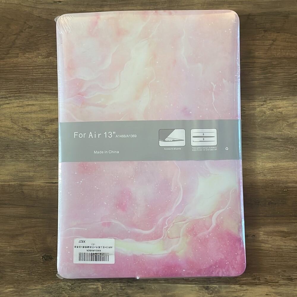 MacBook Air 13” 2010-2017 pink galaxy design hardshell case